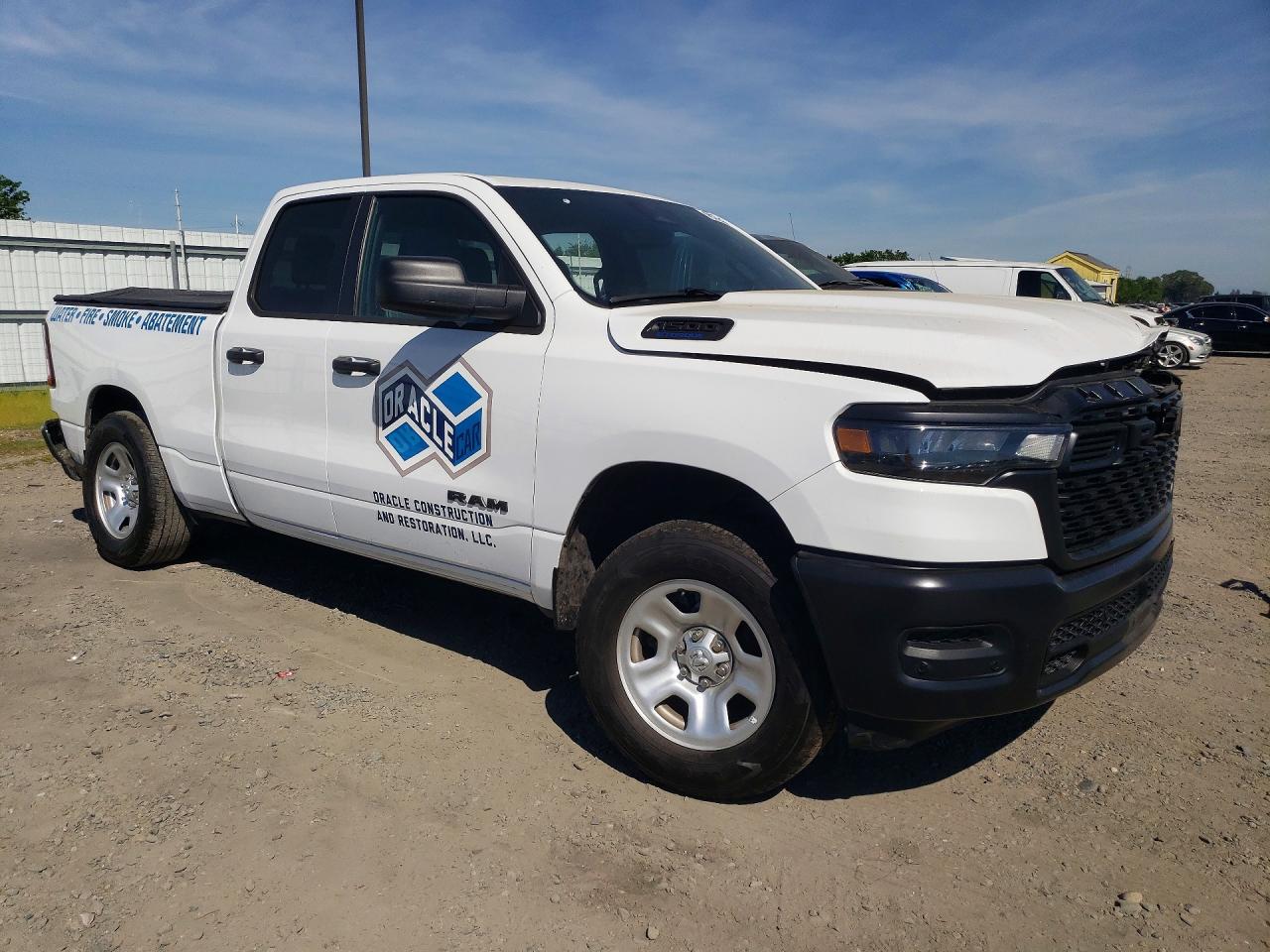 2025 Ram 1500 Tradesman White vin: 1C6SRECGXSN569875