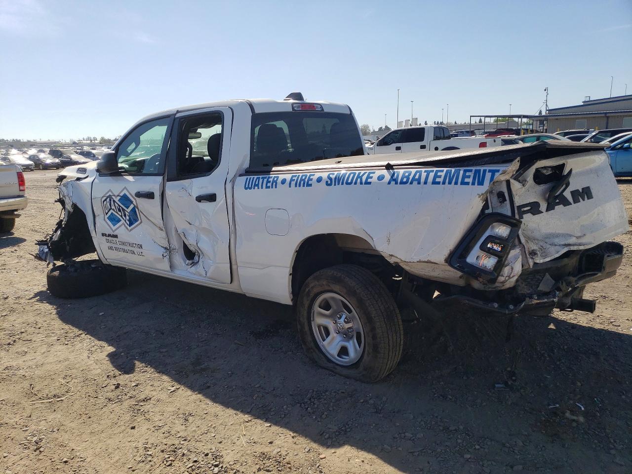 2025 Ram 1500 Tradesman White vin: 1C6SRECGXSN569875