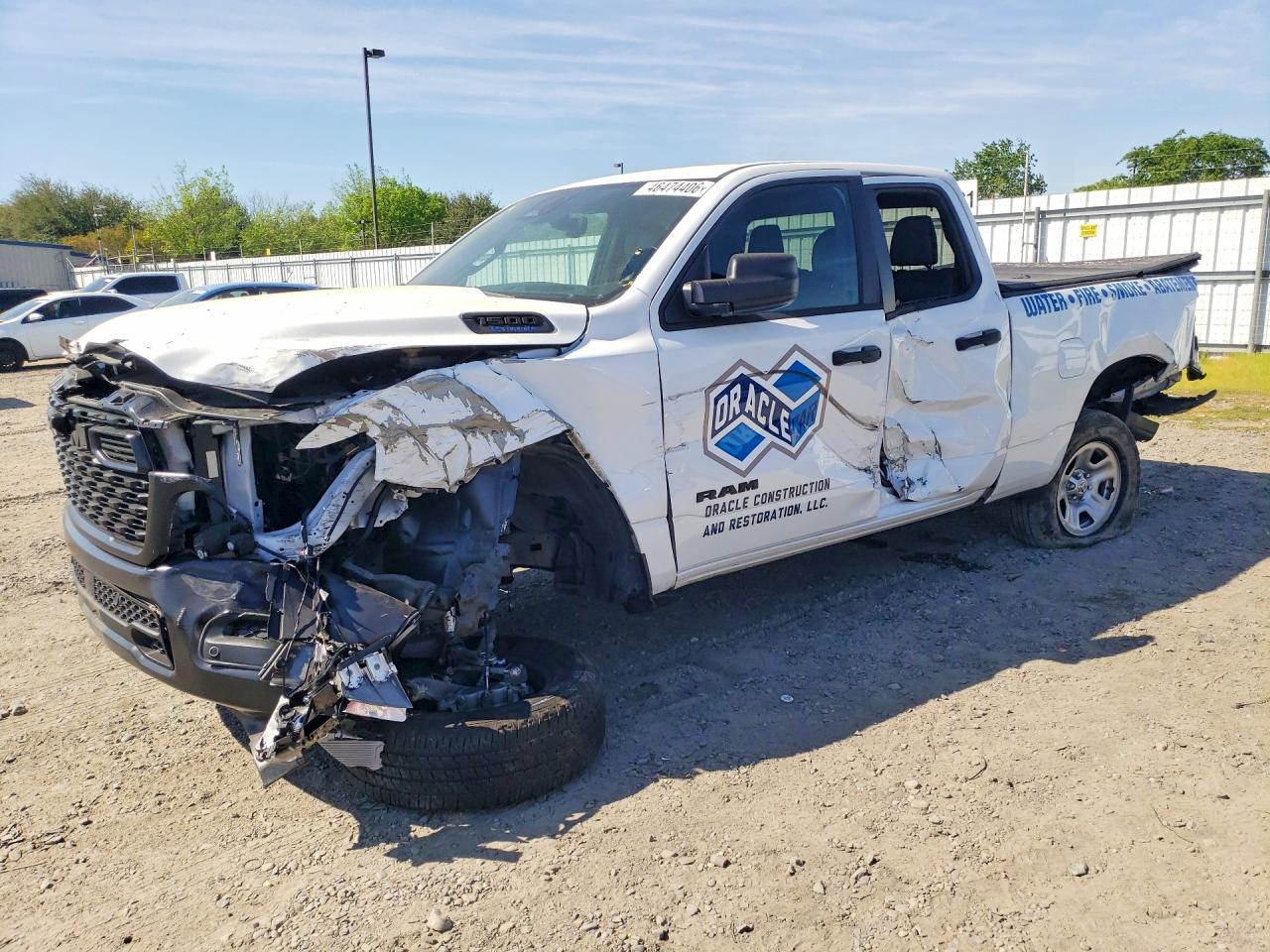 2025 Ram 1500 Tradesman White vin: 1C6SRECGXSN569875