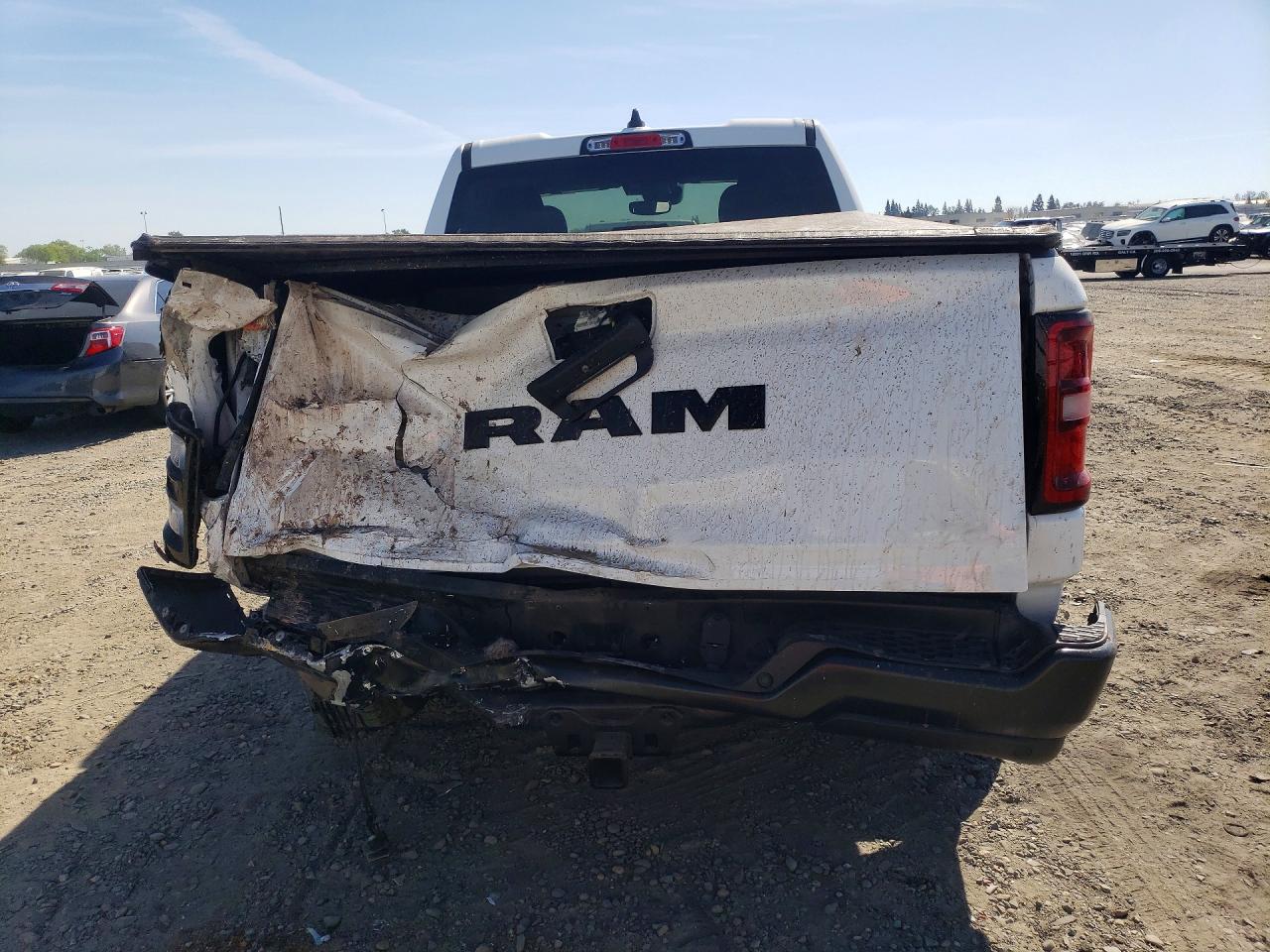 2025 Ram 1500 Tradesman White vin: 1C6SRECGXSN569875