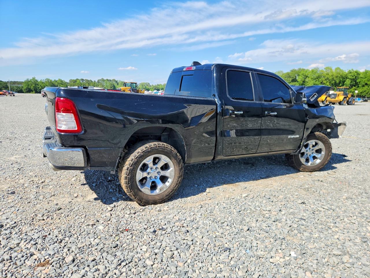 2020 Ram 1500 Big Horn Black vin: 1C6SRFBT0LN192768