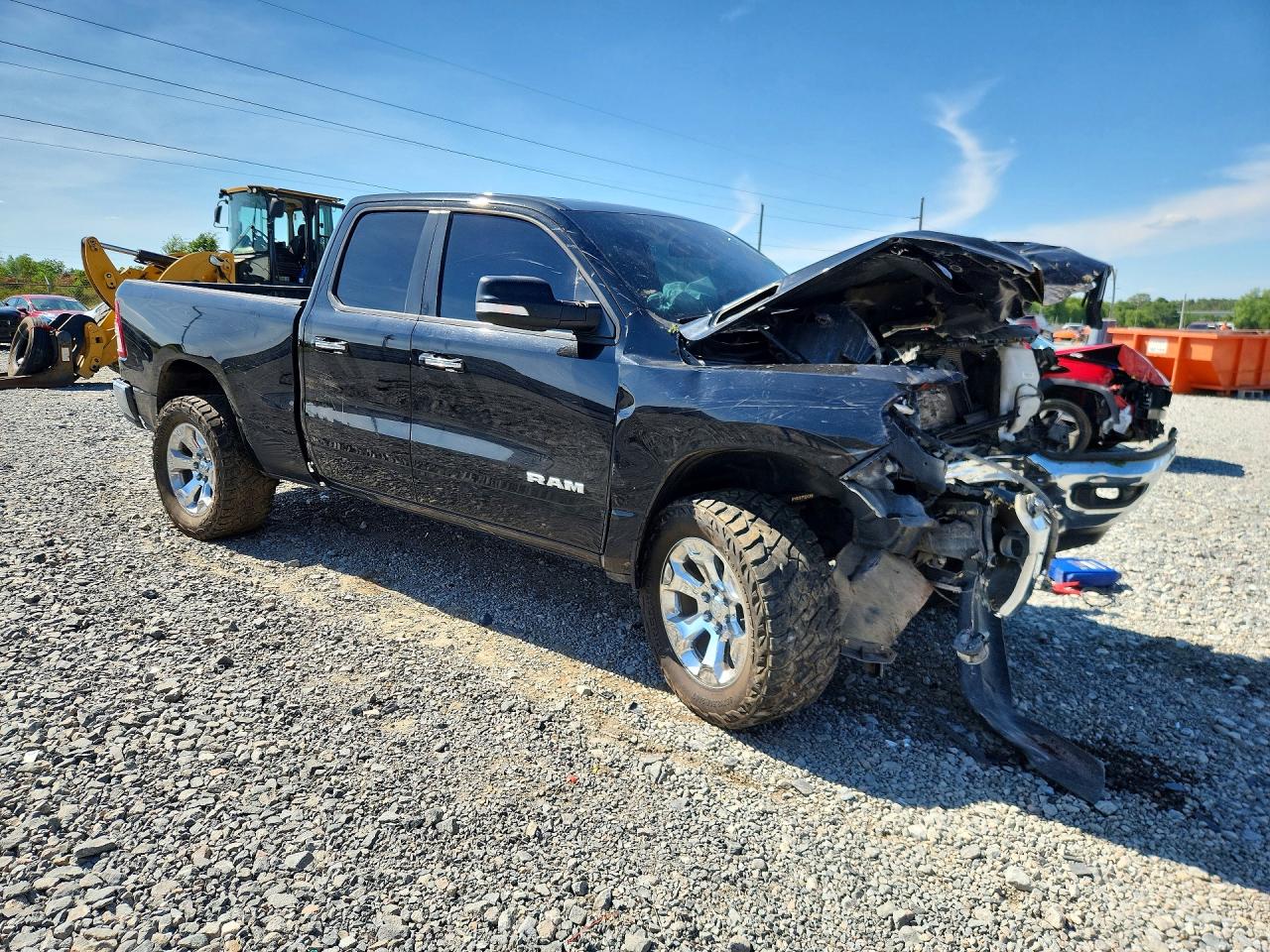 2020 Ram 1500 Big Horn Black vin: 1C6SRFBT0LN192768