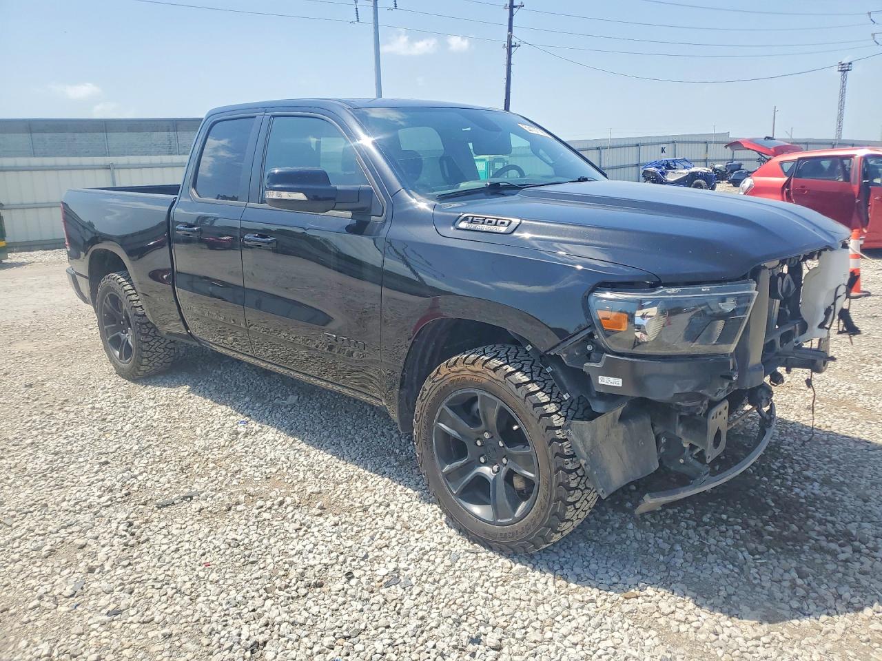 2022 Ram 1500 Big Horn/lone Star Black vin: 1C6SRFBT0NN255600