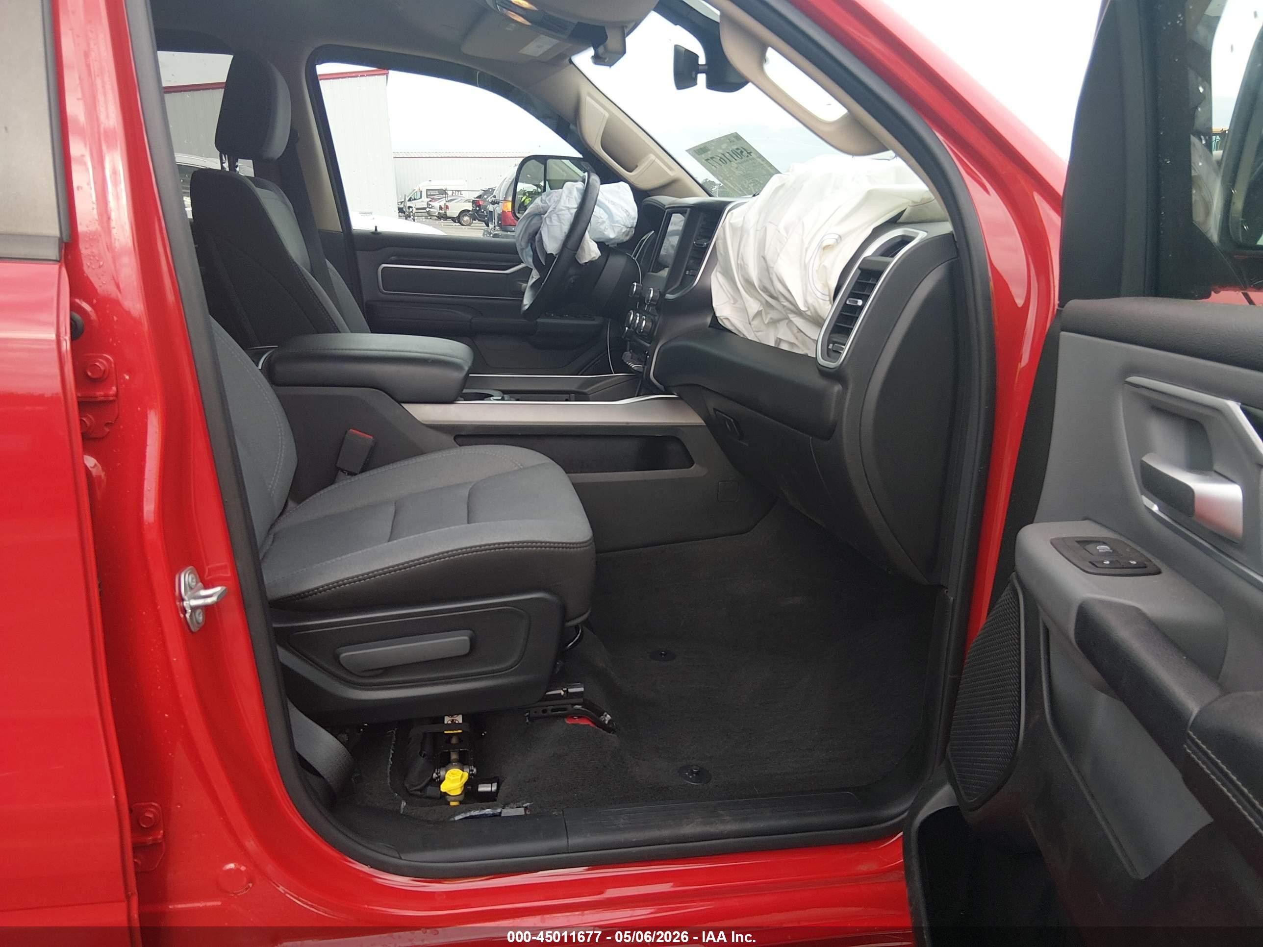 2020 Ram 1500 Big Horn  4x4 6'4 Box Red vin: 1C6SRFBT2LN110099