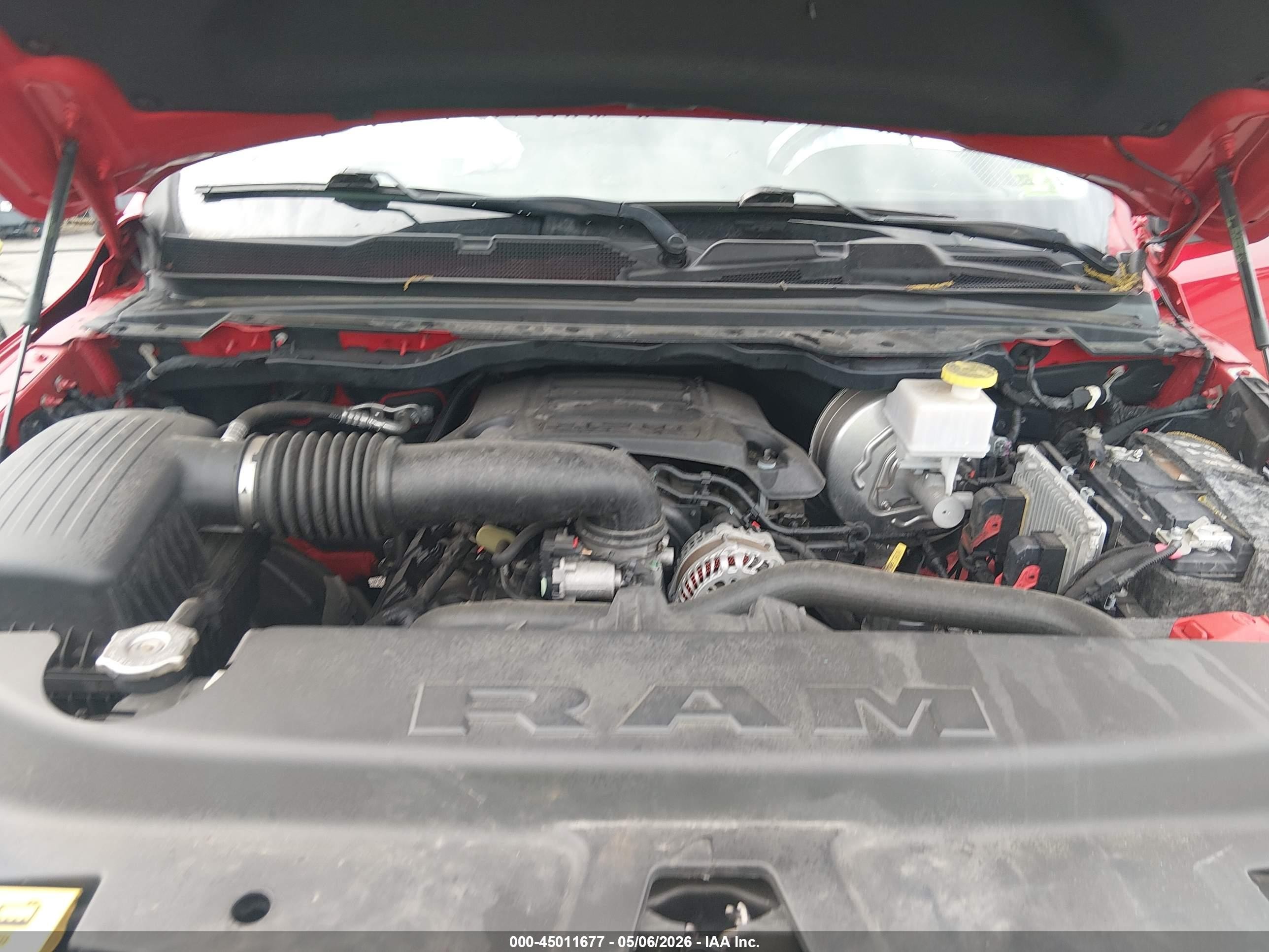 2020 Ram 1500 Big Horn  4x4 6'4 Box Red vin: 1C6SRFBT2LN110099