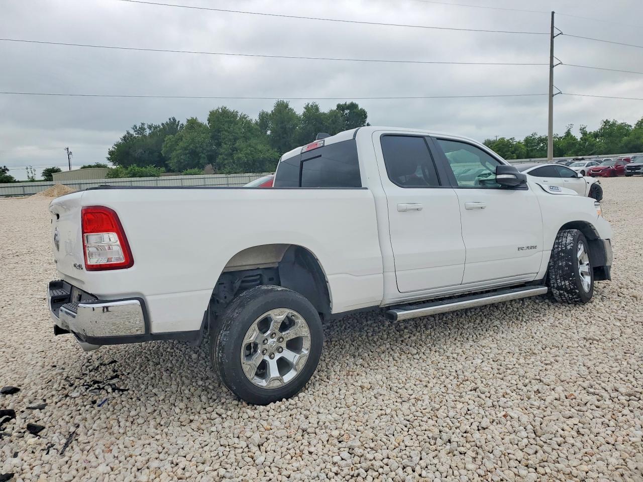 2022 Ram 1500 Big Horn White vin: 1C6SRFBT2NN420515