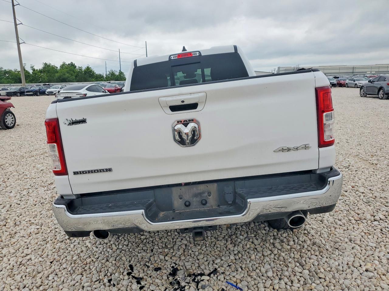 2022 Ram 1500 Big Horn White vin: 1C6SRFBT2NN420515