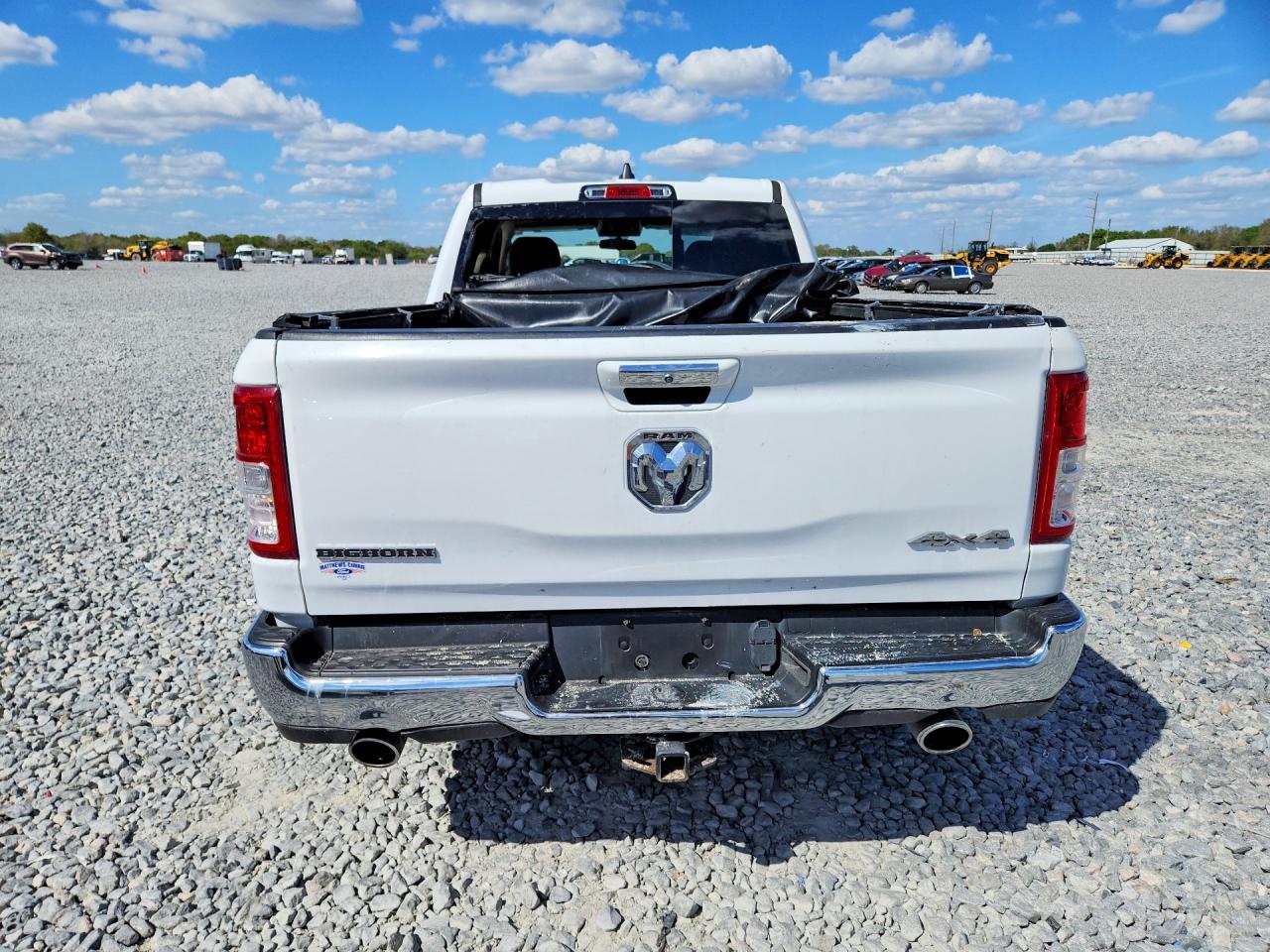 2020 Ram 1500 Big Horn White vin: 1C6SRFBT3LN204542