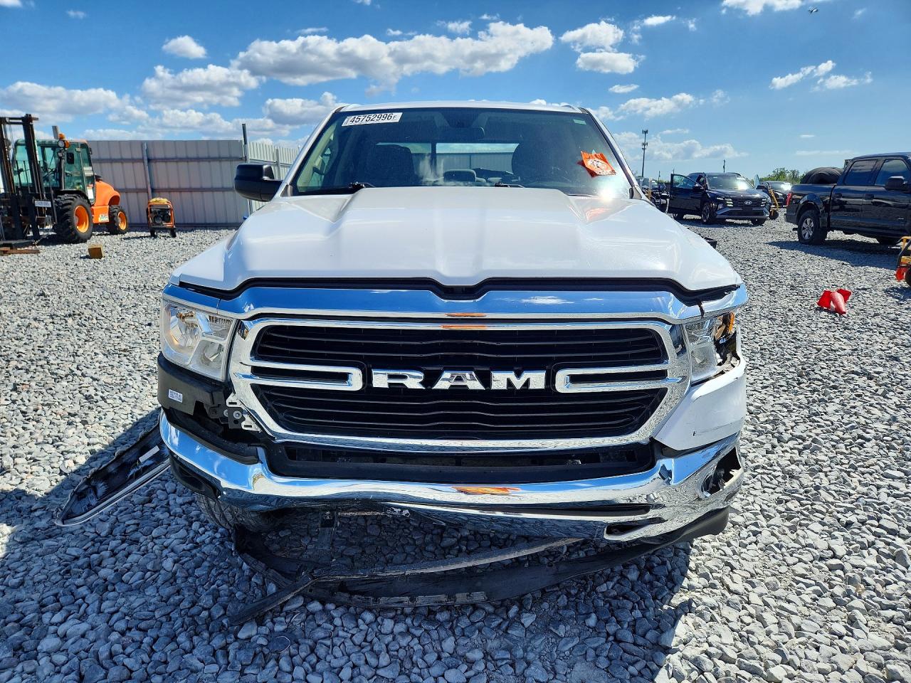 2020 Ram 1500 Big Horn White vin: 1C6SRFBT3LN204542