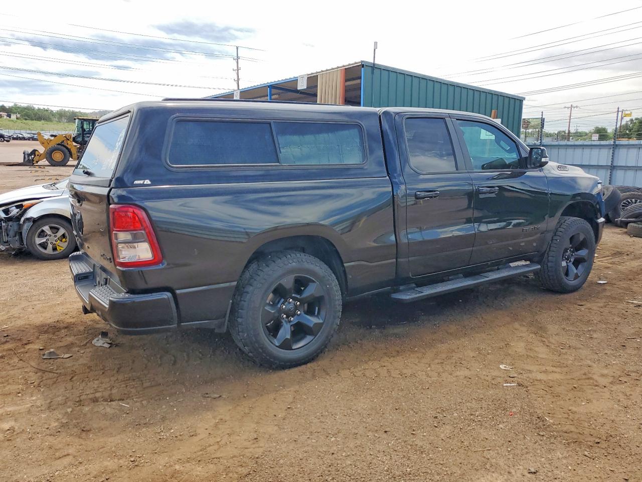 2019 Ram 1500 Big Horn Black vin: 1C6SRFBT7KN784554
