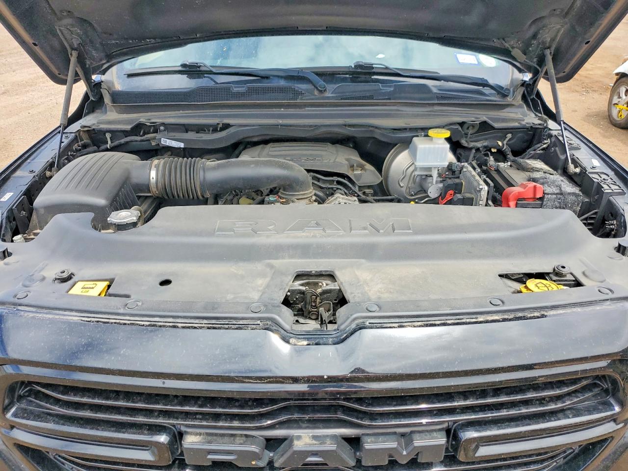 2019 Ram 1500 Big Horn Black vin: 1C6SRFBT7KN784554