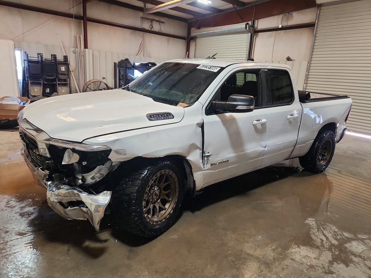 2021 Ram 1500 Big Horn/lone Star Белый vin: 1C6SRFBT8MN692159