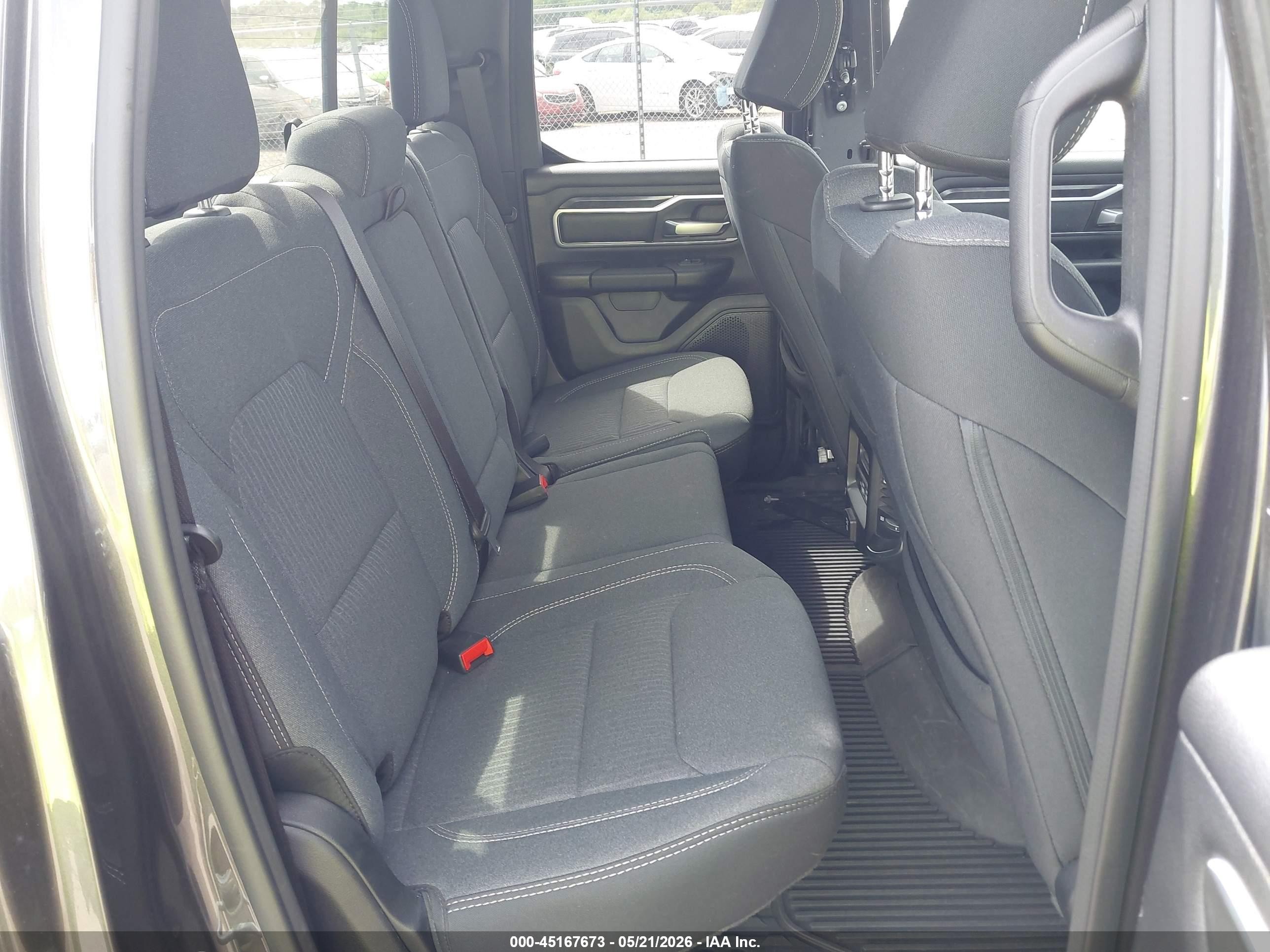 2021 Ram 1500 Big Horn  4x4 6'4 Box Gray vin: 1C6SRFBT8MN791094