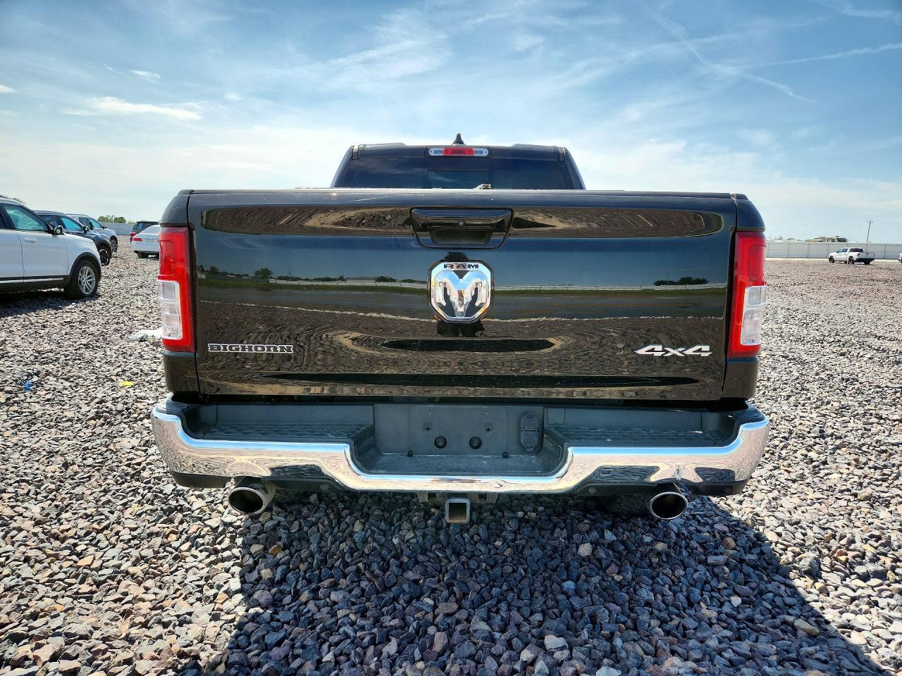 2021 Ram 1500 Big Horn Black vin: 1C6SRFBTXMN700696