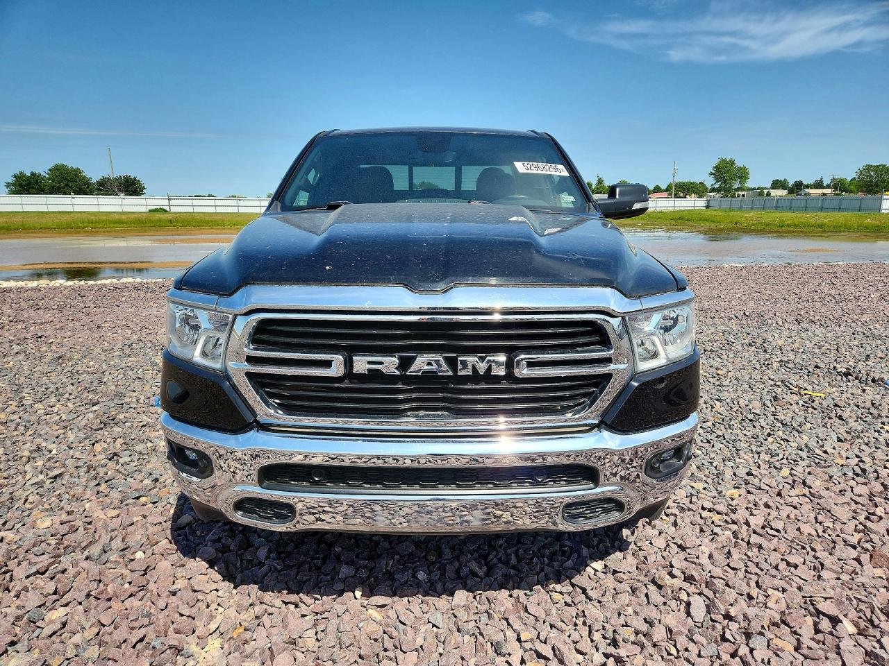 2021 Ram 1500 Big Horn Black vin: 1C6SRFBTXMN700696