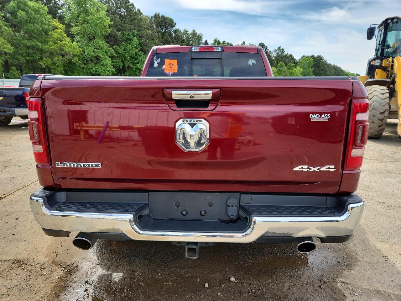 2020 Ram 1500 Laramie Burgundy vin: 1C6SRFDTXLN322388