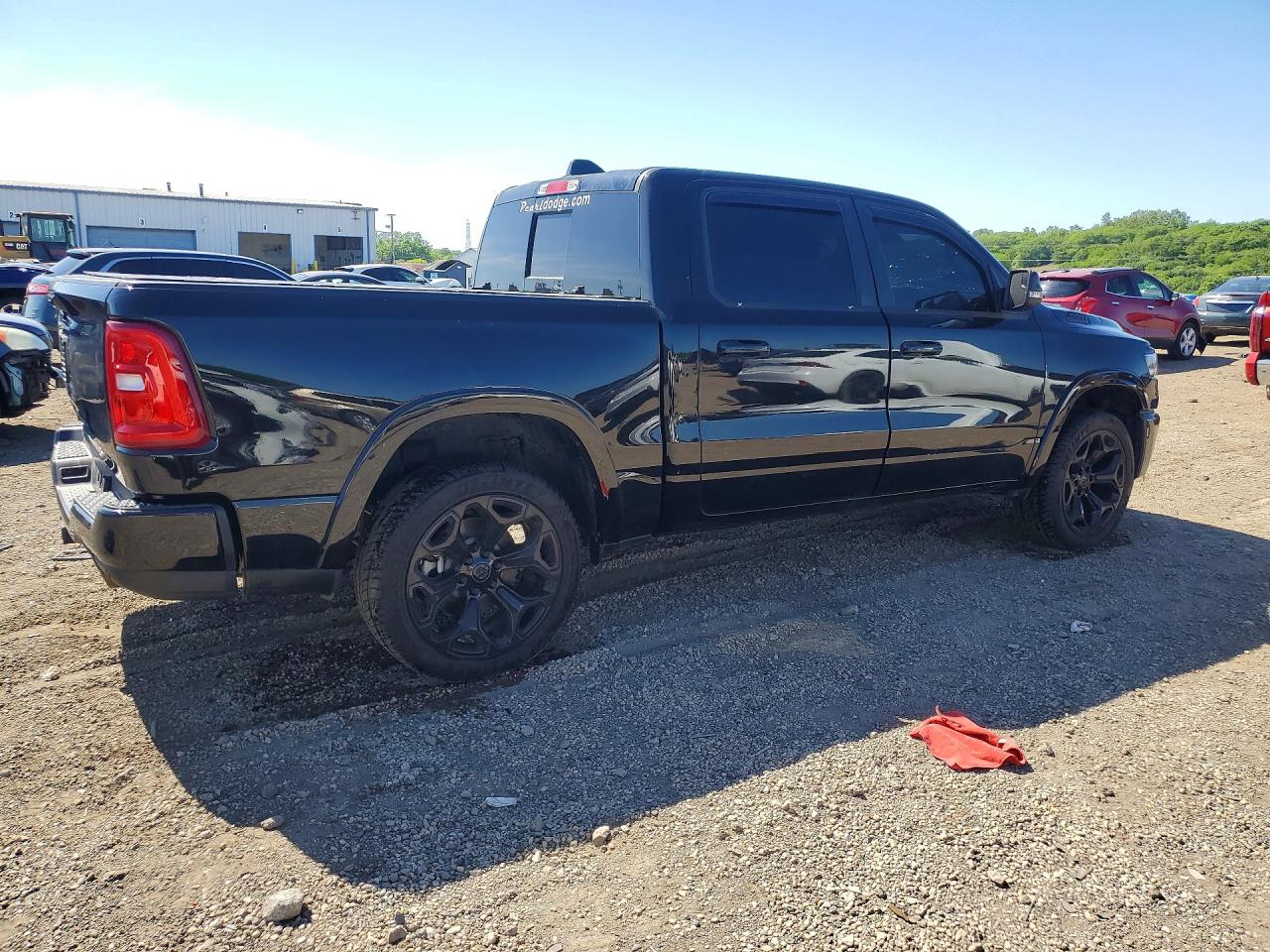 2025 Ram 1500 Big Horn Black vin: 1C6SRFFP5SN733308