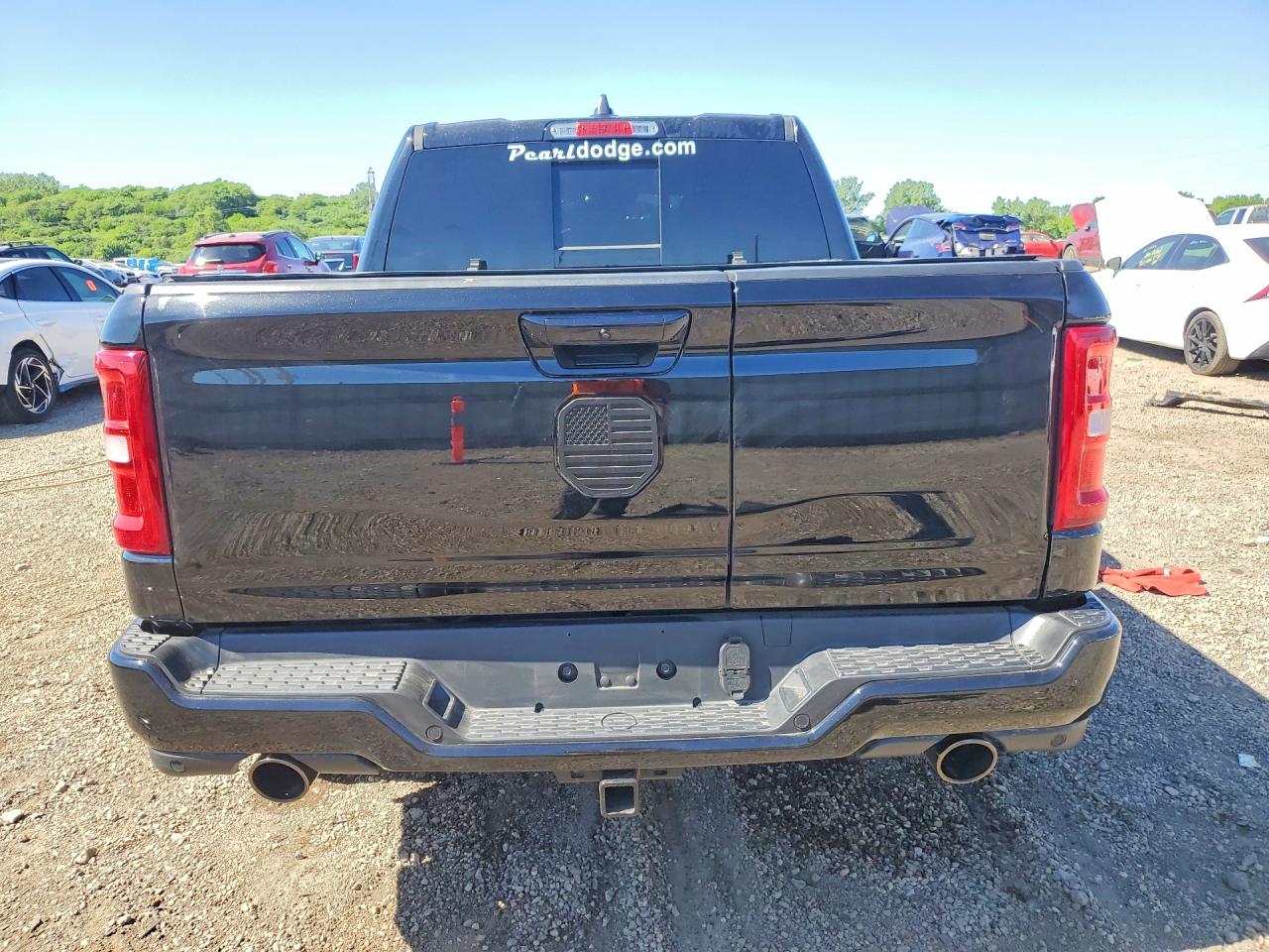 2025 Ram 1500 Big Horn Black vin: 1C6SRFFP5SN733308