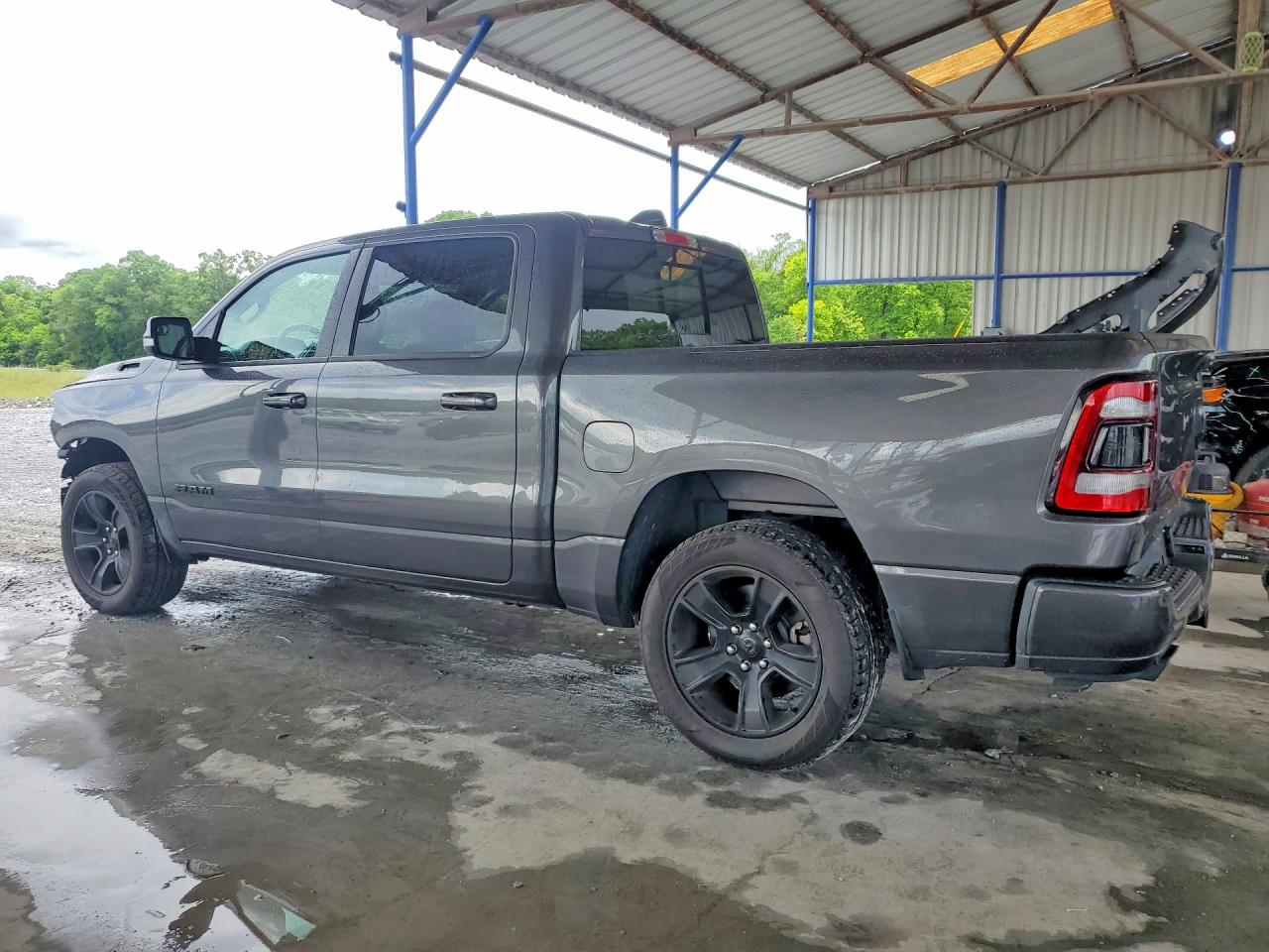 2020 Ram 1500 Big Horn Black vin: 1C6SRFFT0LN353310
