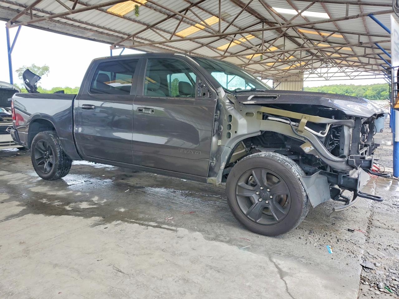 2020 Ram 1500 Big Horn Black vin: 1C6SRFFT0LN353310