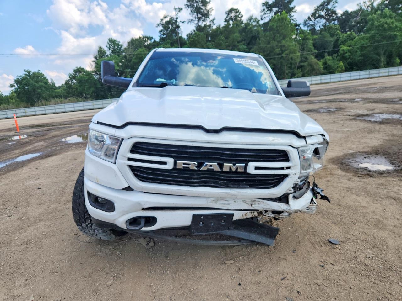 2019 Ram 1500 Big Horn White vin: 1C6SRFFT1KN605709