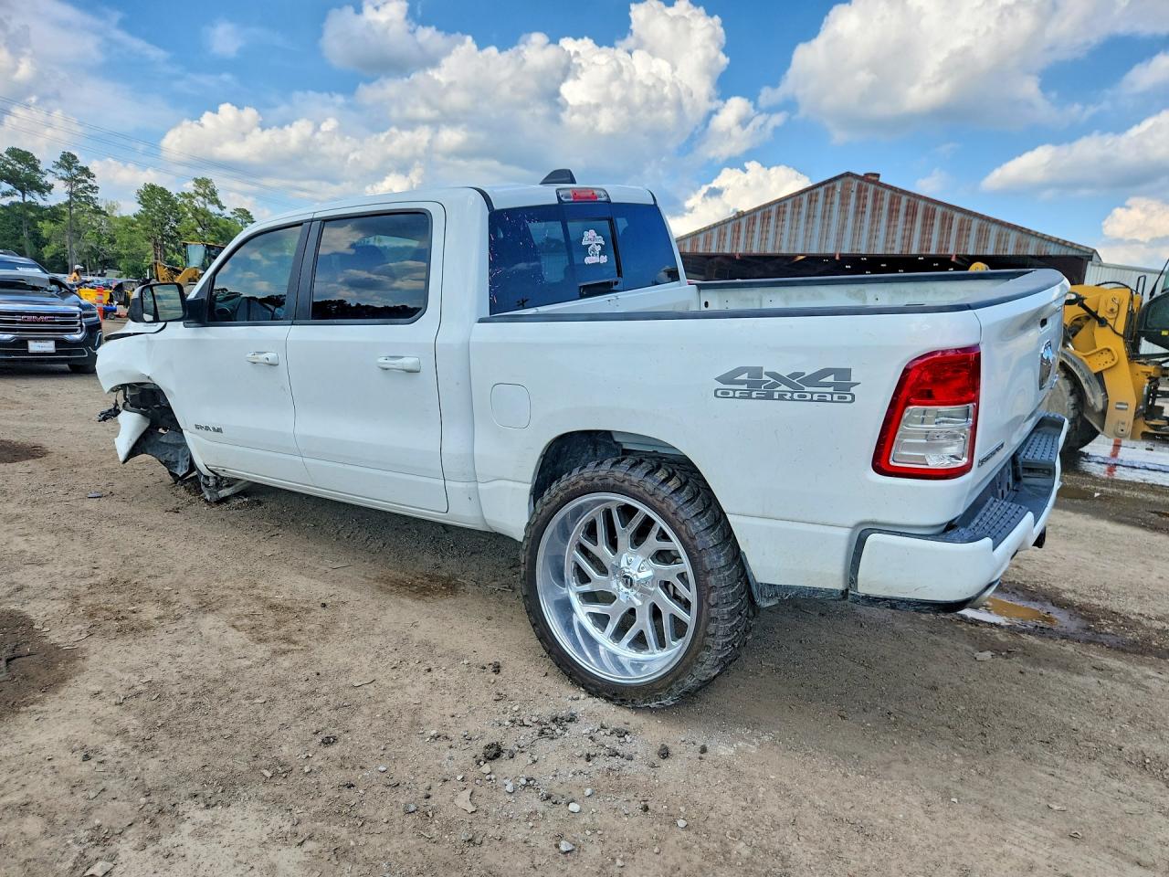 2019 Ram 1500 Big Horn White vin: 1C6SRFFT1KN605709