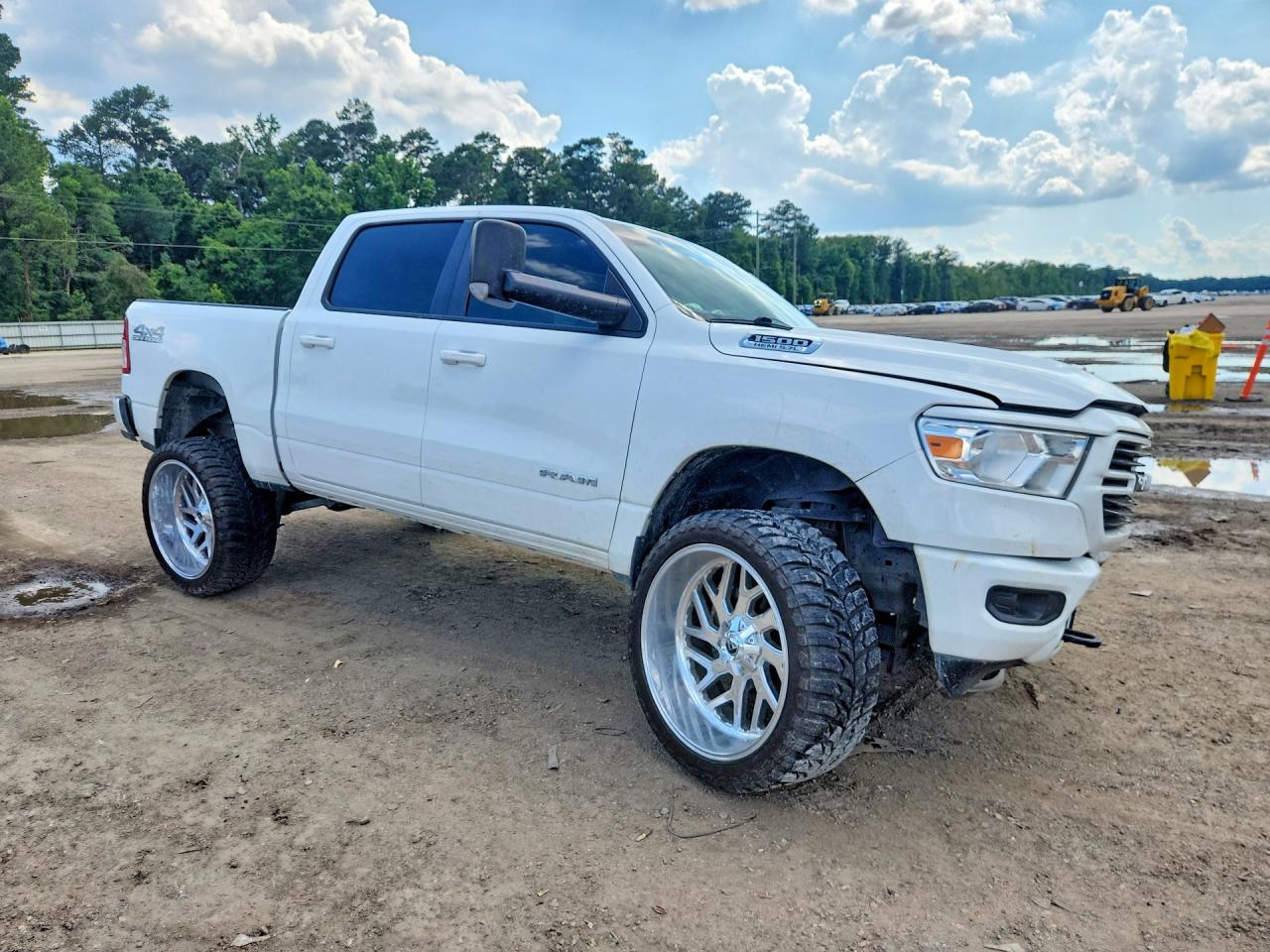 2019 Ram 1500 Big Horn White vin: 1C6SRFFT1KN605709