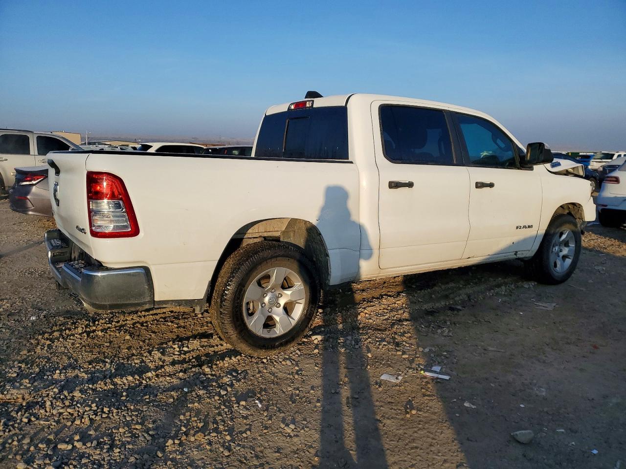 2023 Ram 1500 Big Horn/lone Star White vin: 1C6SRFFT1PN537483