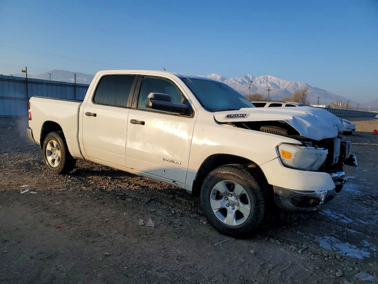 2023 Ram 1500 Big Horn/lone Star White vin: 1C6SRFFT1PN537483
