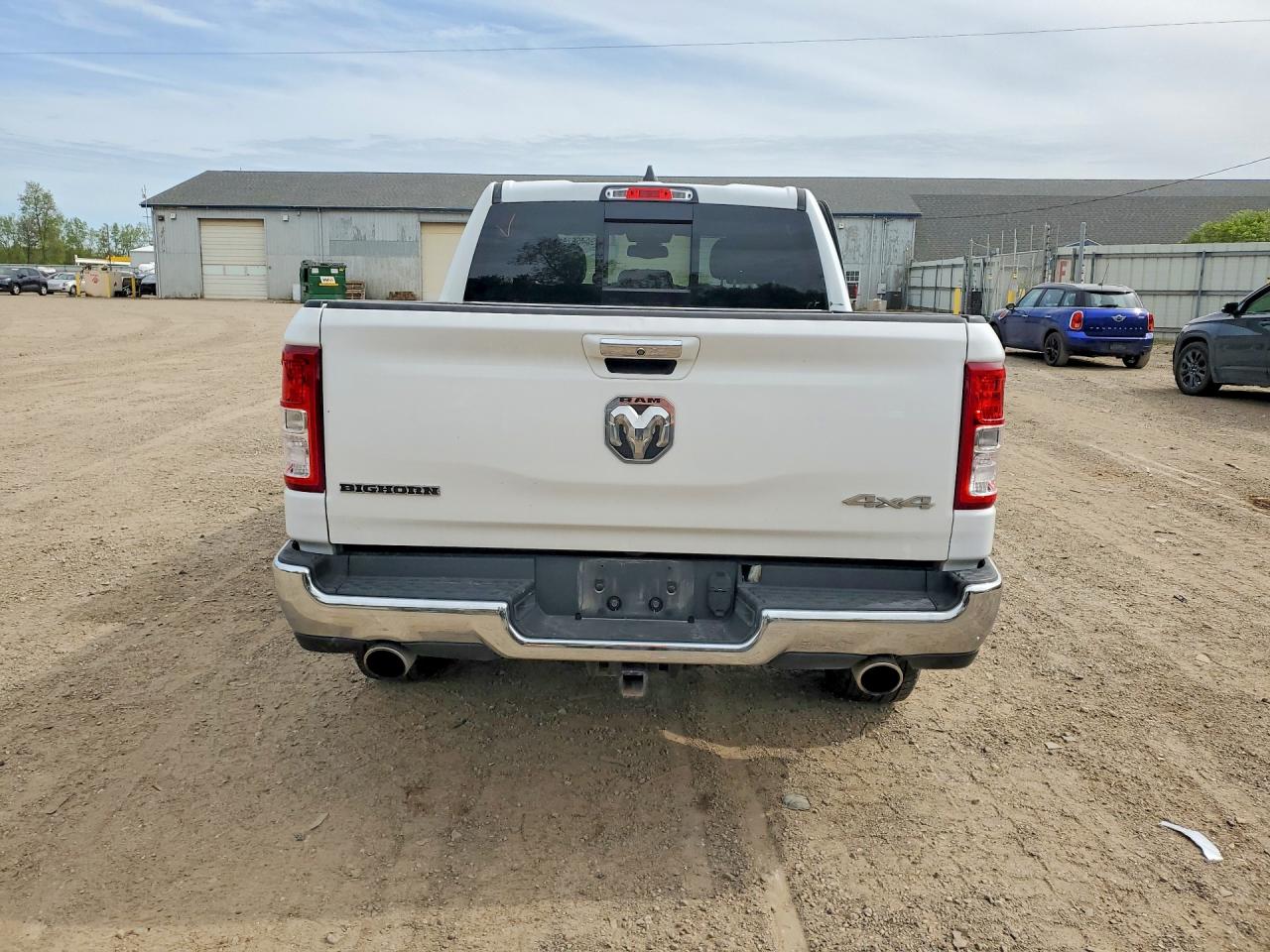 2019 Ram 1500 Big Horn White vin: 1C6SRFFT2KN575510