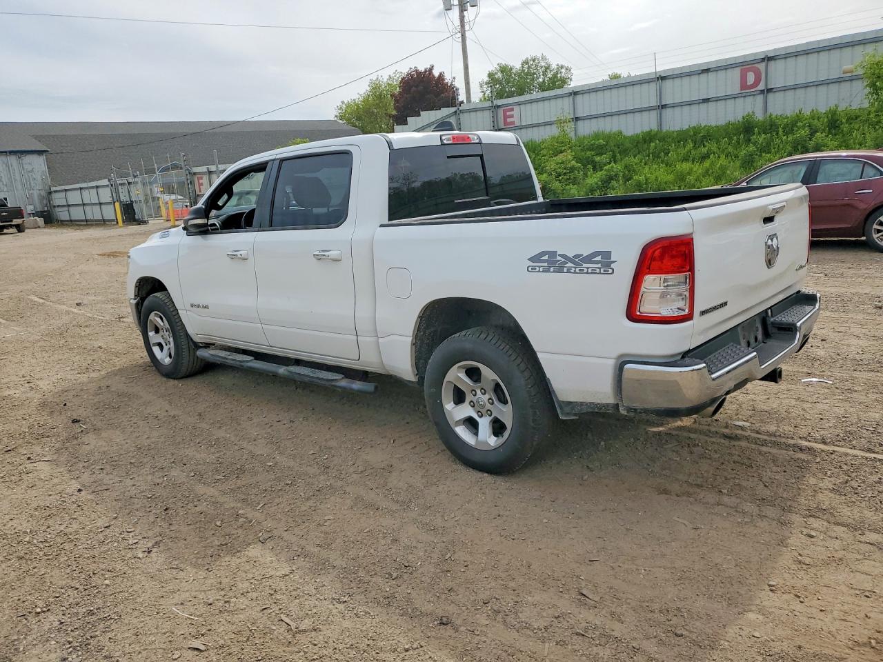 2019 Ram 1500 Big Horn White vin: 1C6SRFFT2KN575510