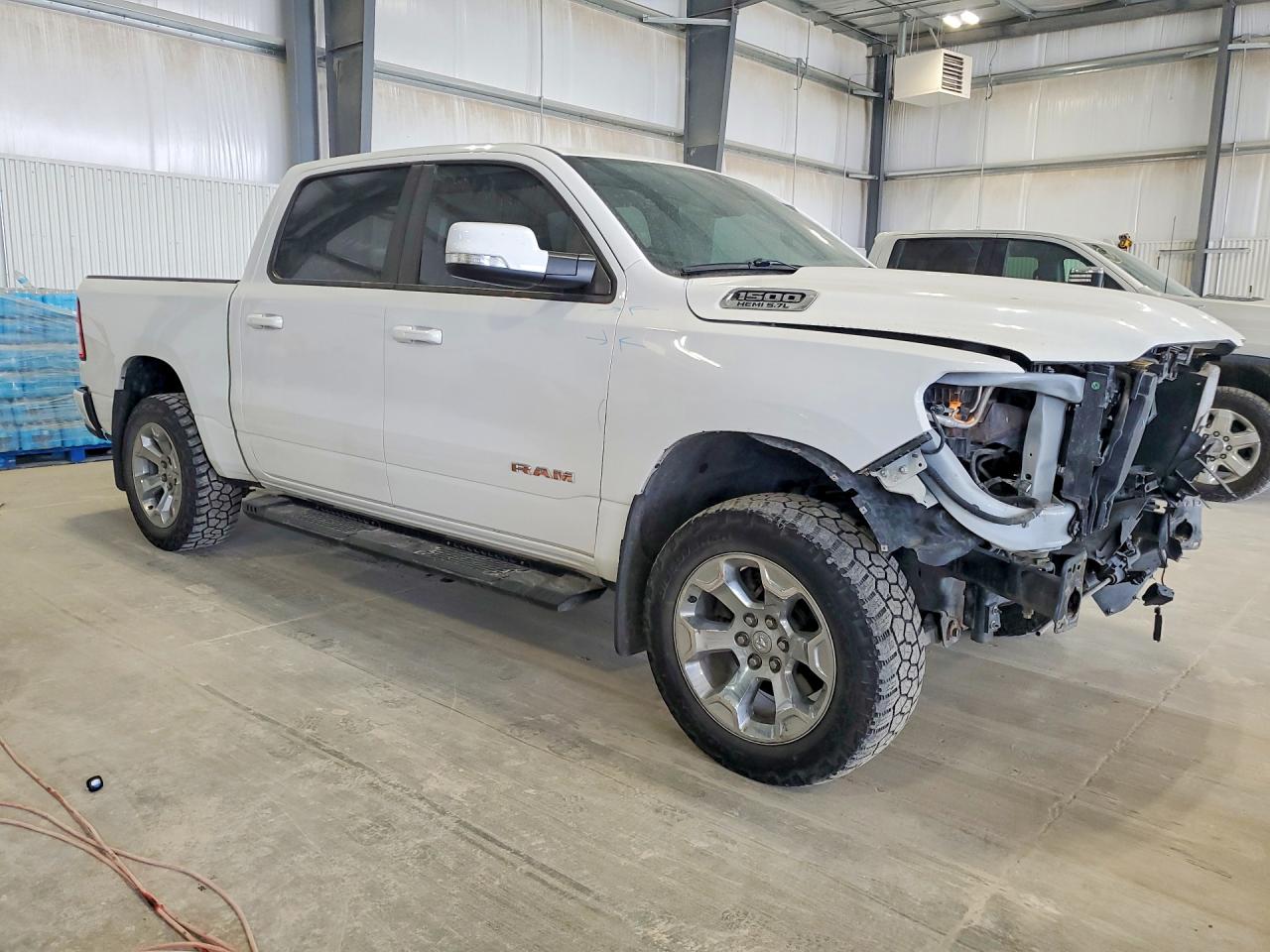 2019 Ram 1500 Big Horn White vin: 1C6SRFFT4KN708980