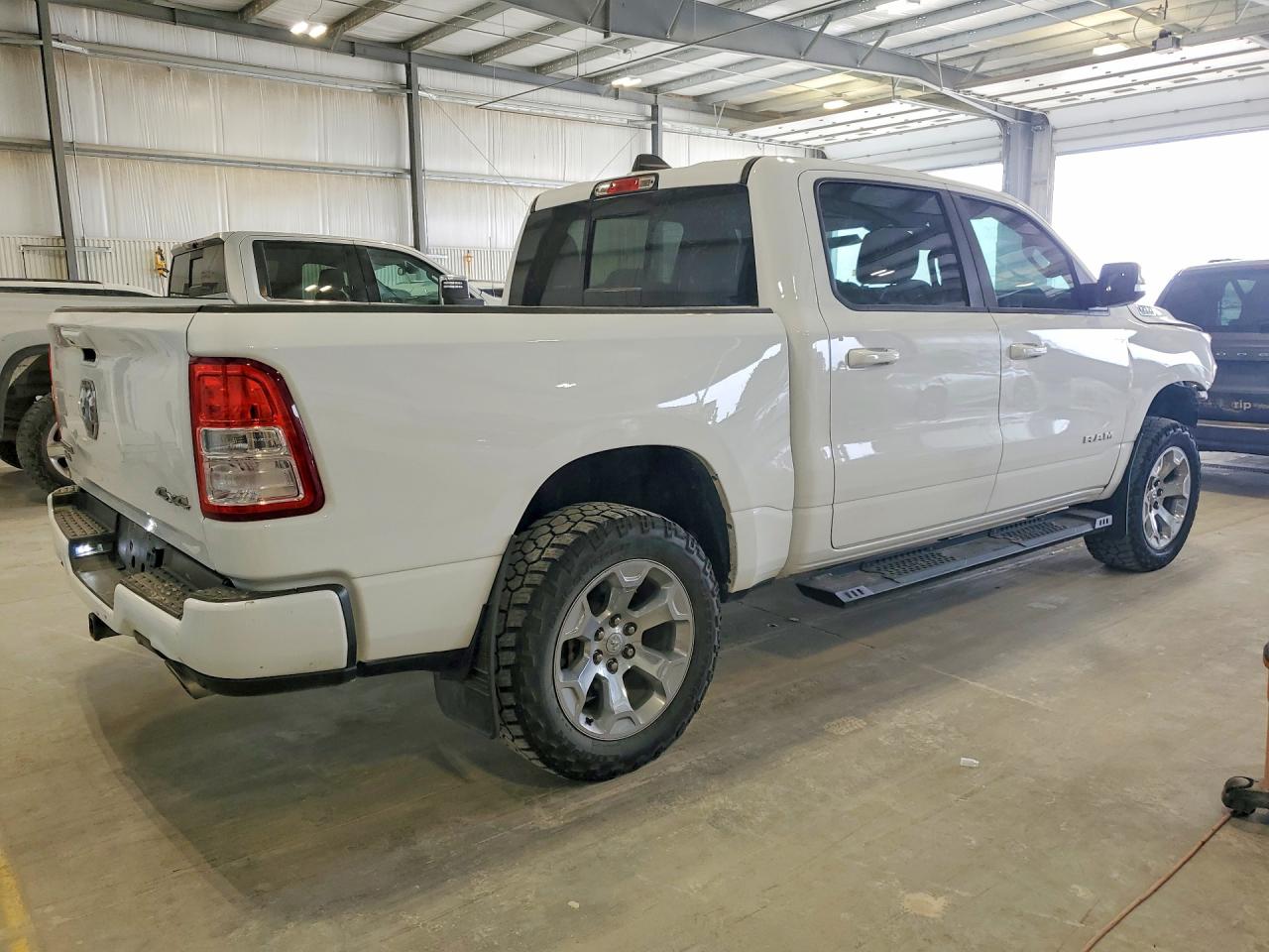 2019 Ram 1500 Big Horn White vin: 1C6SRFFT4KN708980