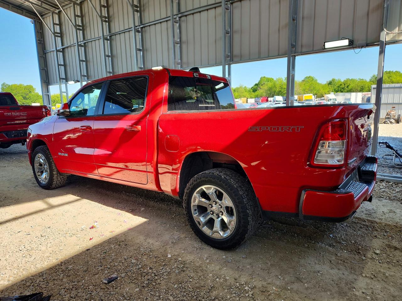 2021 Ram 1500 Big Horn Красный vin: 1C6SRFFT4MN779969