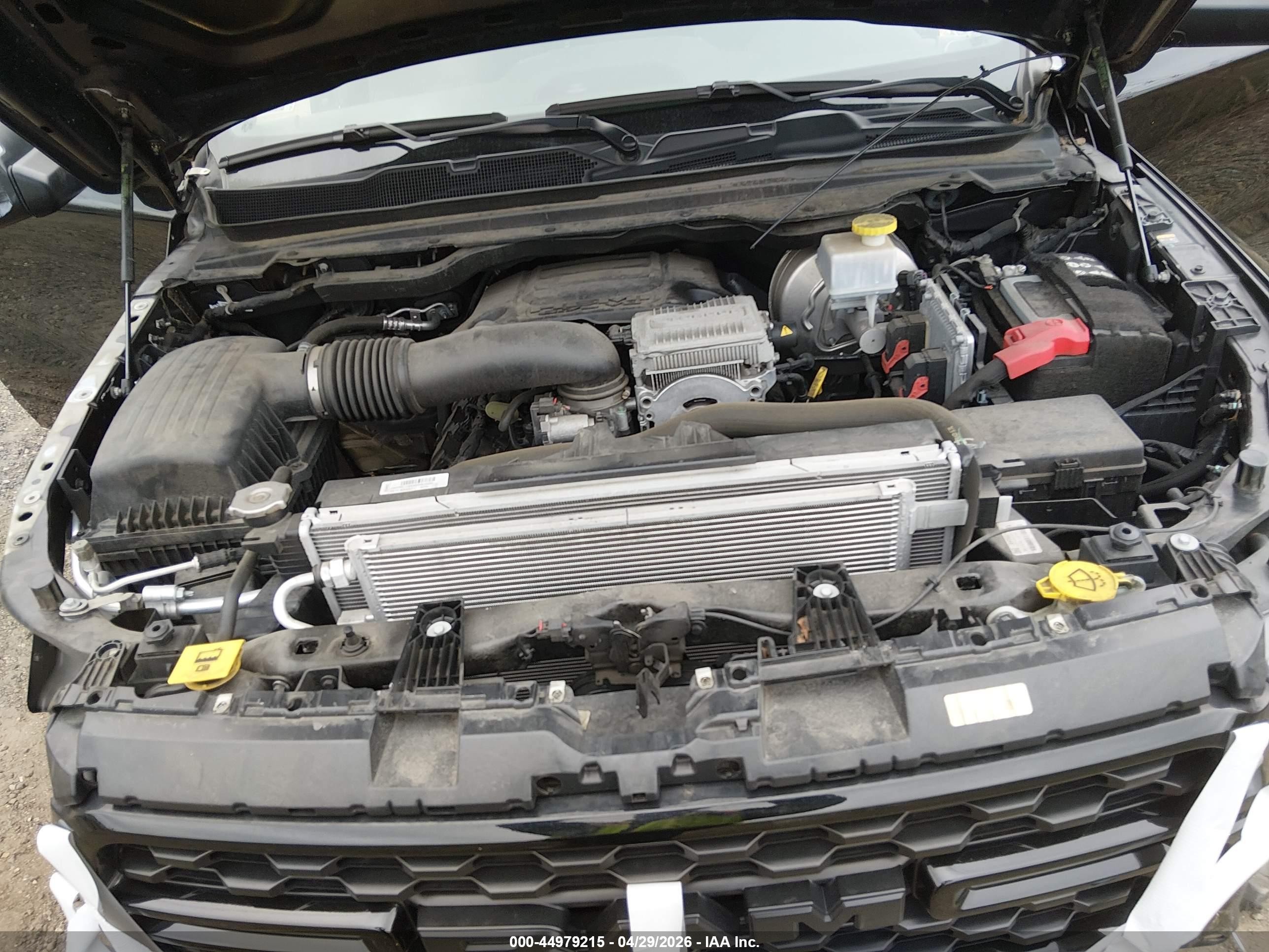 2022 Ram 1500 Big Horn  4x4 5'7 Box Black vin: 1C6SRFFT4NN172052
