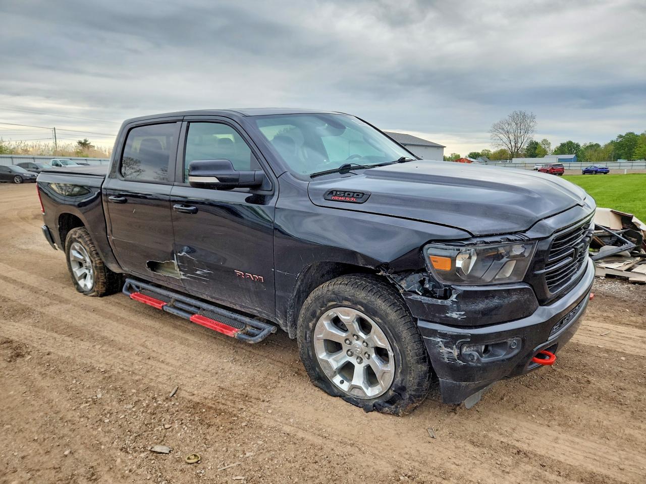 2019 Ram 1500 Big Horn Black vin: 1C6SRFFT5KN781243