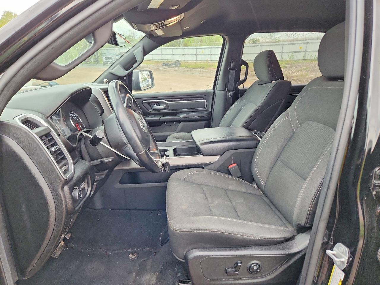 2019 Ram 1500 Big Horn Black vin: 1C6SRFFT5KN781243