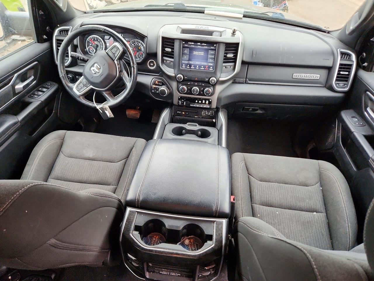 2019 Ram 1500 Big Horn Black vin: 1C6SRFFT5KN781243