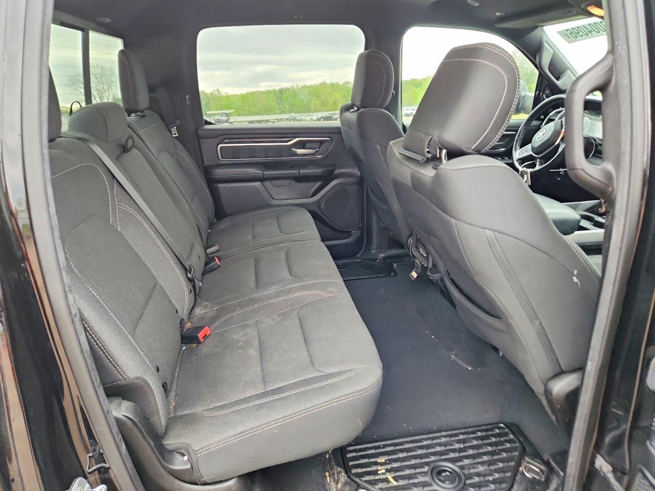 2019 Ram 1500 Big Horn Black vin: 1C6SRFFT5KN781243