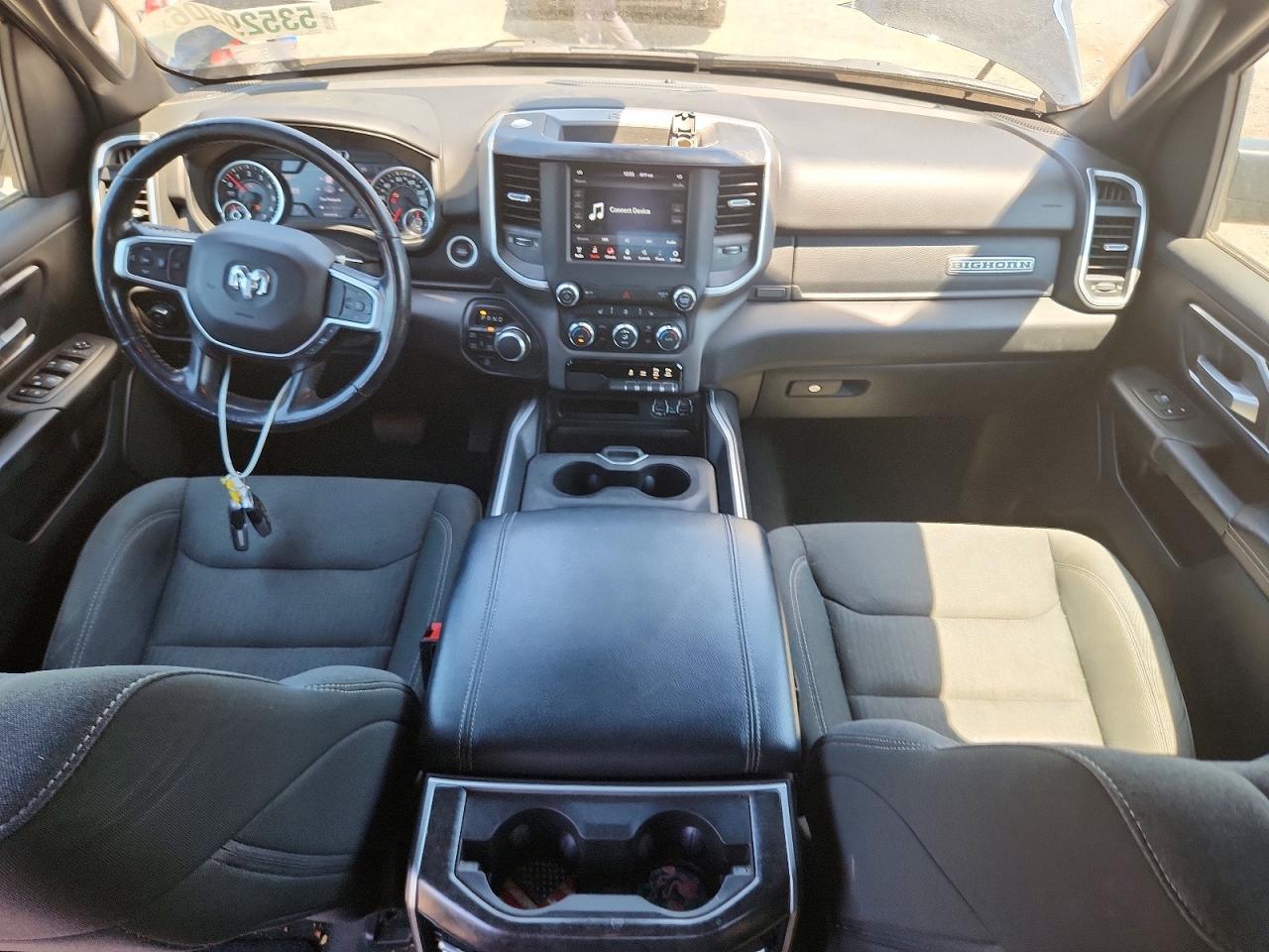 2020 Ram 1500 Big Horn Black vin: 1C6SRFFT5LN326121