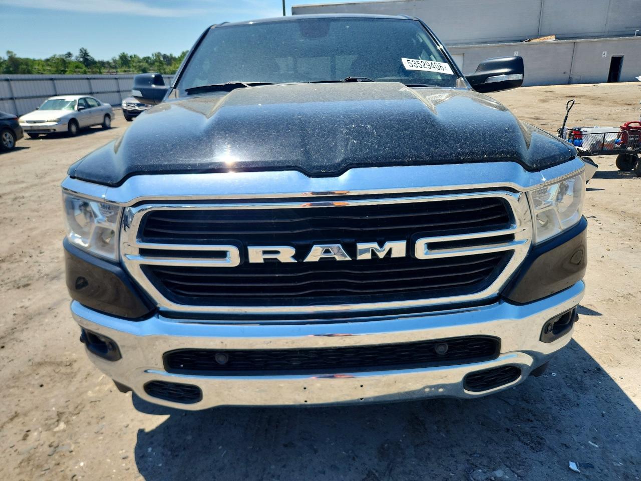 2020 Ram 1500 Big Horn Black vin: 1C6SRFFT5LN326121