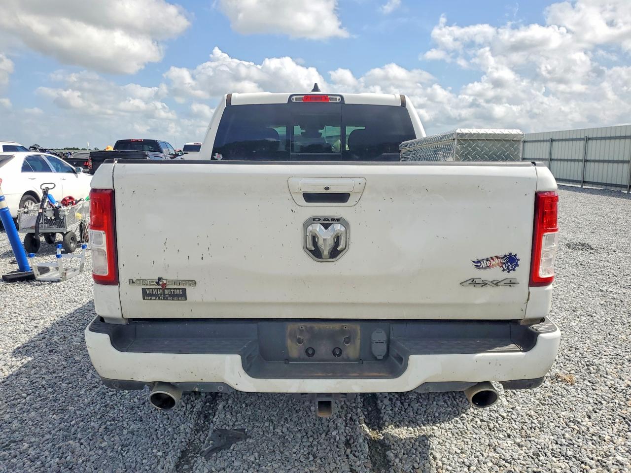 2021 Ram 1500 Big Horn White vin: 1C6SRFFT5MN505177