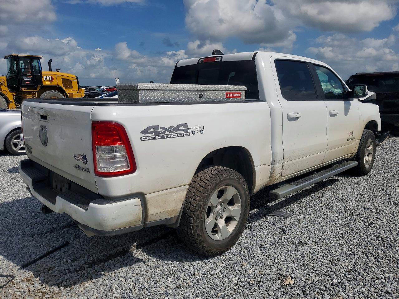 2021 Ram 1500 Big Horn White vin: 1C6SRFFT5MN505177