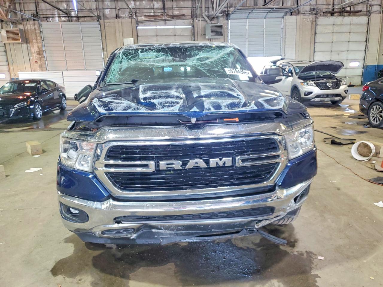 2020 Ram 1500 Big Horn Blue vin: 1C6SRFFT6LN325902