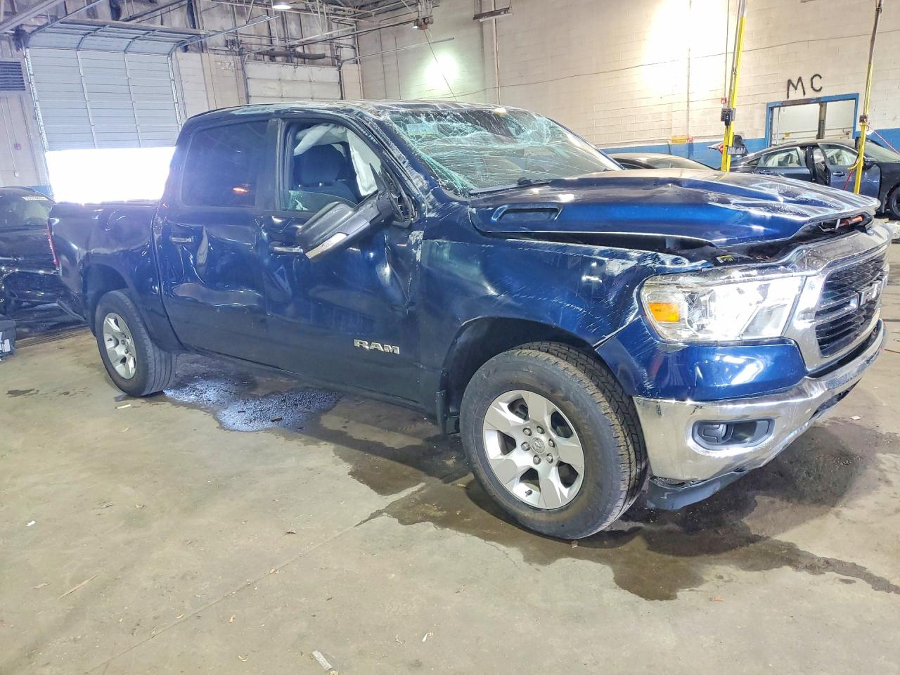 2020 Ram 1500 Big Horn Blue vin: 1C6SRFFT6LN325902