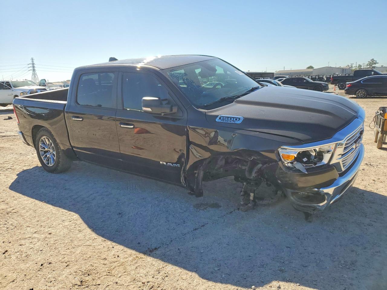2019 Ram 1500 Big Horn Коричневый vin: 1C6SRFFT7KN747501