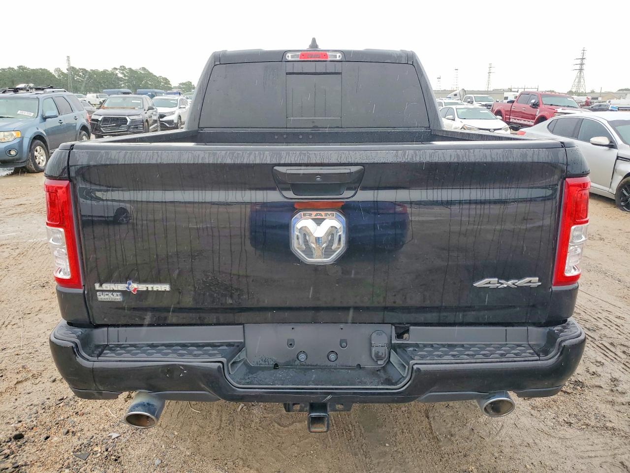 2020 Ram 1500 Big Horn Black vin: 1C6SRFFT7LN415852