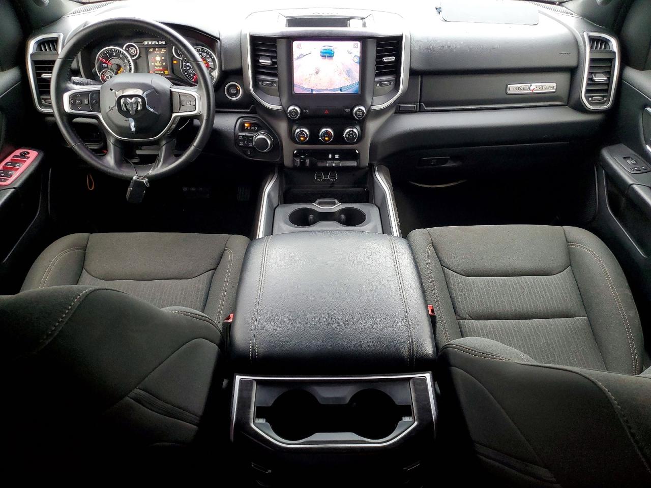 2020 Ram 1500 Big Horn Black vin: 1C6SRFFT7LN415852