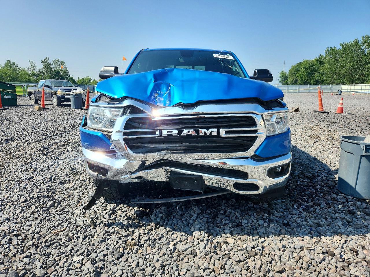 2021 Ram 1500 Big Horn/lone Star Blue vin: 1C6SRFFT7MN825942