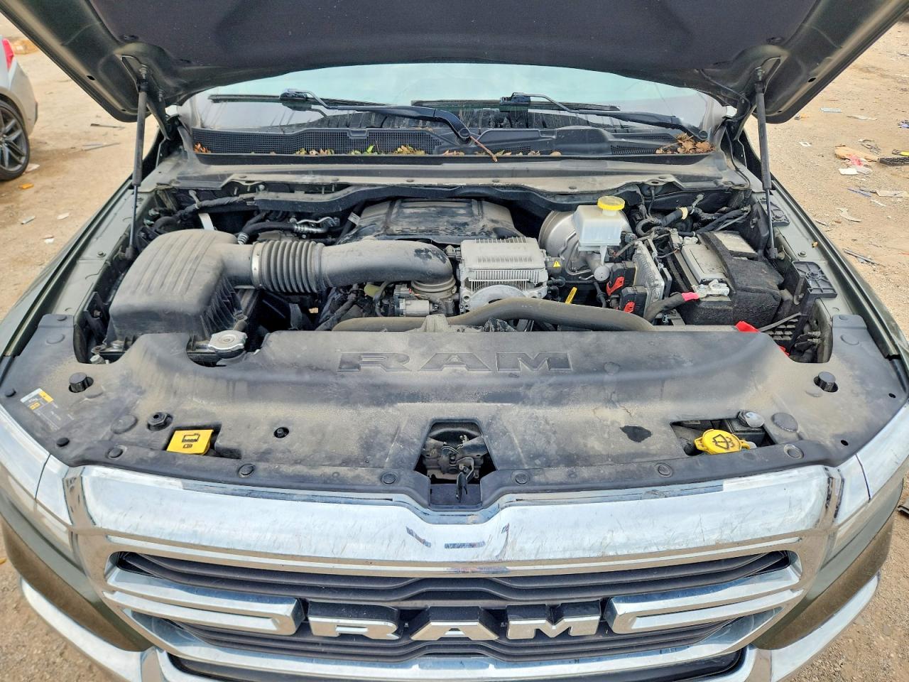2021 Ram 1500 Big Horn/lone Star Green vin: 1C6SRFFT8MN773432